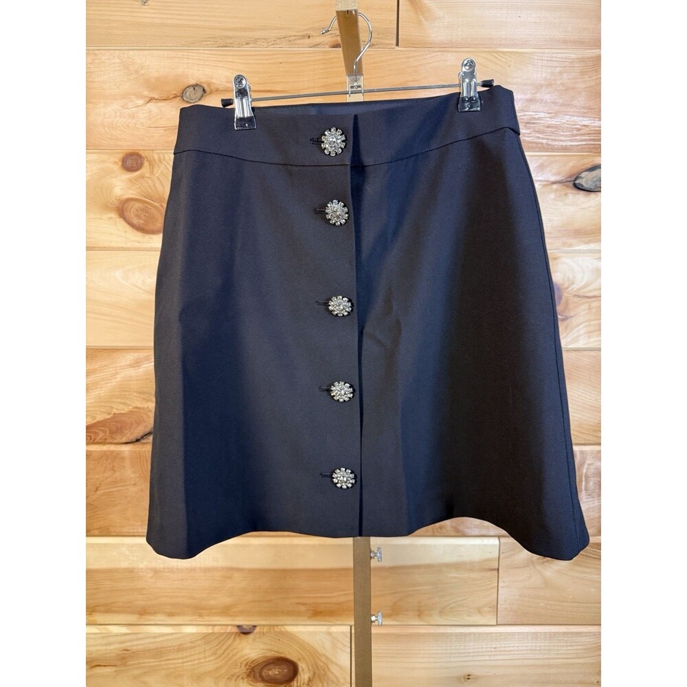 Authentic Kate Spade Women's Skirt Size 8 Black Defaced NWOT!